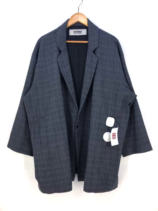 BASIS BROEK(バージズブルック) グレンチェックビッグテーラードジャケット メンズ アウター ジャケット
