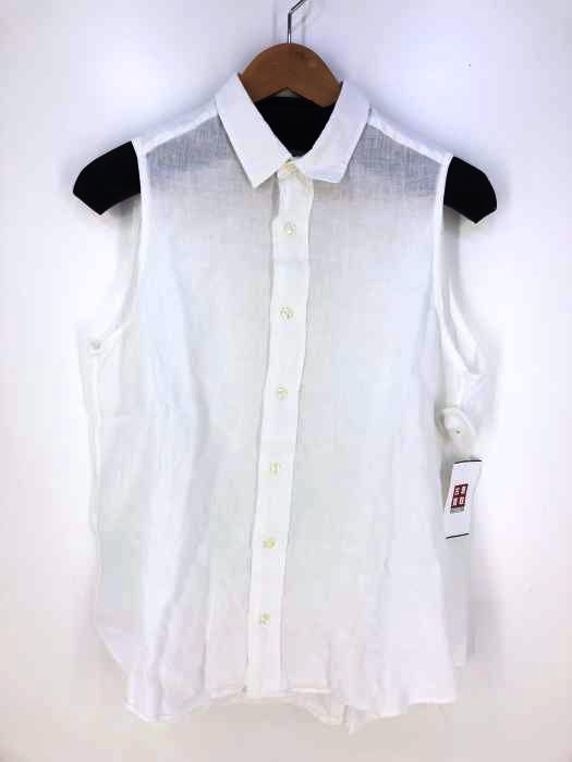 individualized shirts（インディヴィジュアライズドシャツ） ノースリーブリネンシャツ レディース トップス カジュアルシャツ