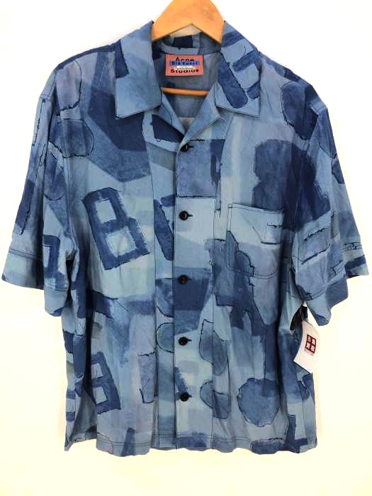 acnestudios blå konst インディゴシャツ ACNE STUDIOS(アクネストゥディオズ) Bla Konst Printed Shirt