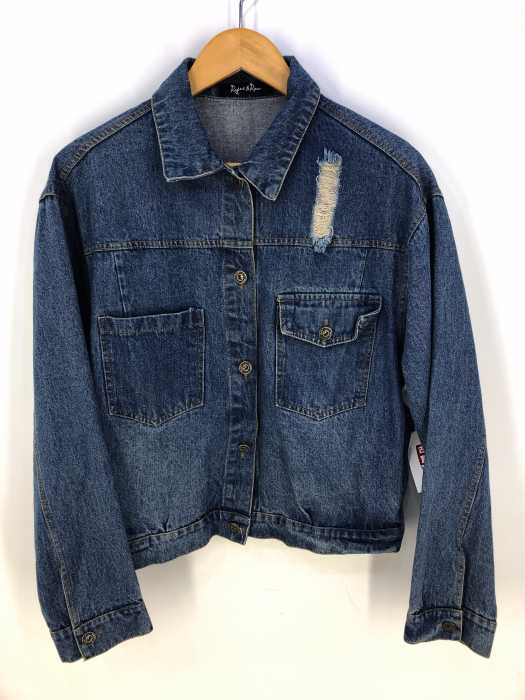 Roger&Raw(ロジャーアンドロゥ) ダメージ加工デニムジャケット レディース JPN：M JPN：M