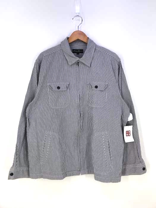 Eddie Bauer(エディーバウアー) ヒッコリーストライプジップアップジャケット メンズ JPN：L JPN：L