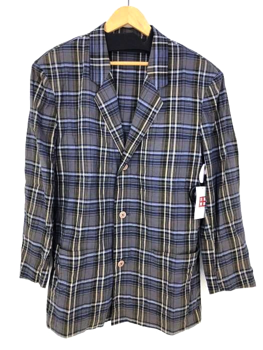 ISSEY MIYAKE MEN(イッセイミヤケメン) 2Bリネン混 筆タグ メンズ  Ｍ