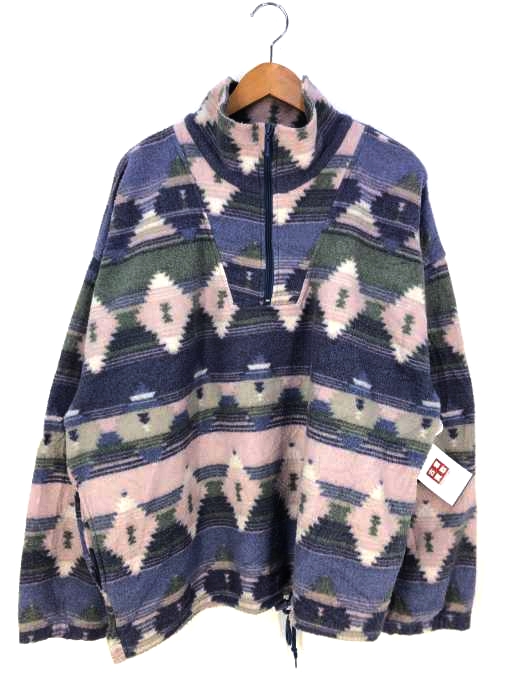USED古着（ユーズドフルギ） ノルディック柄 ハーフジップフリース メンズ トップス その他トップス