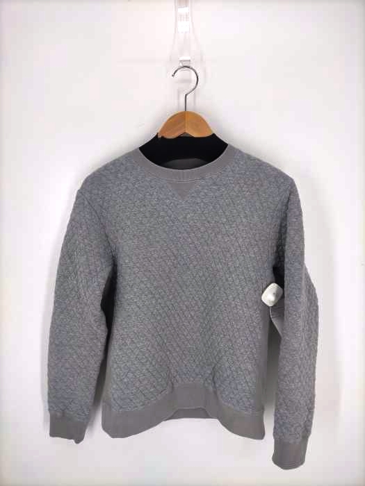 BEAMS(ビームス) キルト×ジャカード クルーネック スウェット メンズ  S