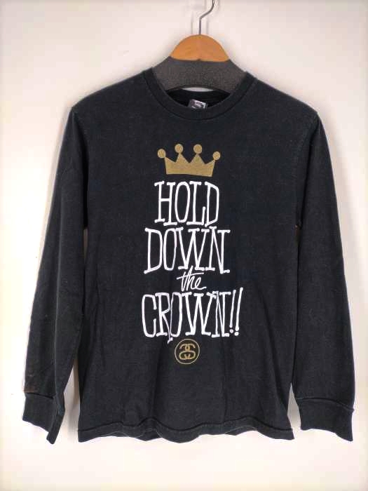 Stussy(ステューシー) HOLD DOWN THE CROWN クルーネックTシャツ メンズ  S
