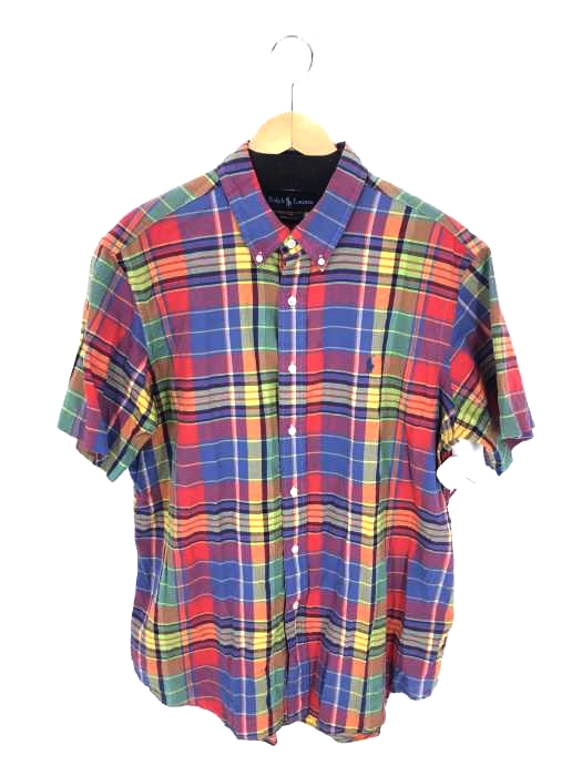 RALPH LAUREN(ラルフローレン) ボタンダウン半袖チェックシャツ メンズ JPN：XL JPN：XL