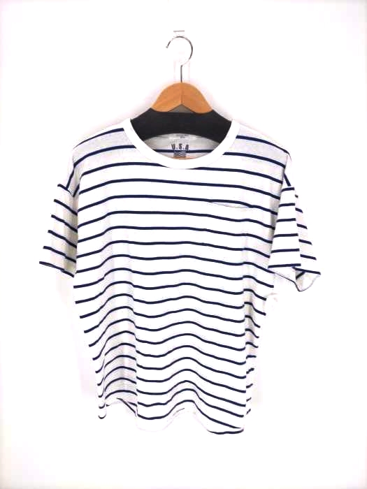 Samansa Mos2 blue(サマンサモスモスブルー) USAコットンTシャツ レディース FREE FREE