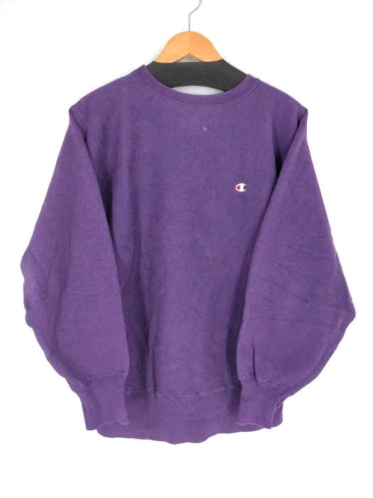 Champion(チャンピオン) 90s後期 REVERSE WEAVE USA製 刺繍タグ ロゴ刺繍スウェット メンズ import:L import:L
