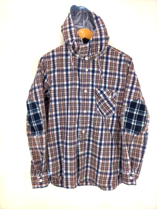 JUNYA WATANABE COMME des GARCONS MAN(ジュンヤワタナベコムデギャルソンマン) AD2012 エルボーパッチフーデッドシャツ メンズ JPN：S JPN：S