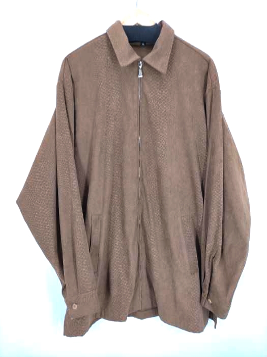 USED古着（ユーズドフルギ） RODELLI UOMO クロコ柄ロングブルゾンジャンパー メンズ アウター ジャケット