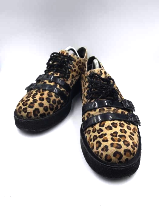 SHAREEF(シャリーフ) BALMORAL RUBBER SOLE レオパードハラコレザーラバーソール メンズ 表記無 表記無