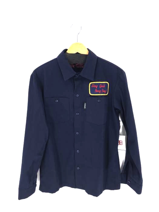 ショット ニューヨーク Schott NYC ワッペン長袖ワークシャツ メンズ JPN：S JPN：S