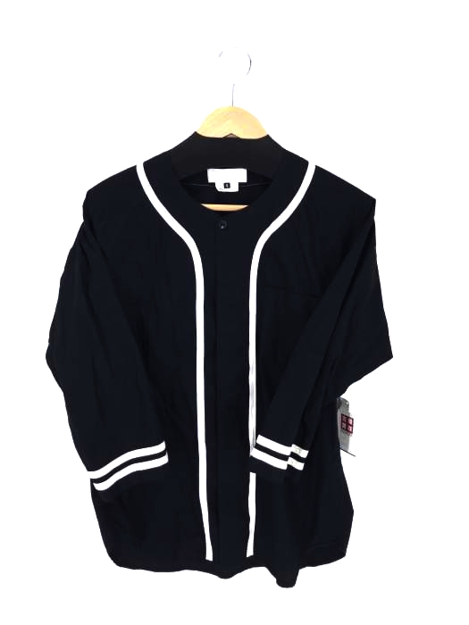 COMME des GARCONS GANRYU(コムデギャルソンガンリュウ) AD2015 パイピング デザインベースボール7分袖シャツ メンズ JPN：S JPN：S