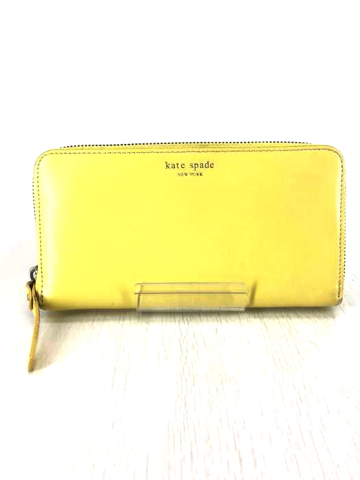 Kate spade(ケイトスペード) ラウンドファスナー レザー 長財布 レディース 表記無 表記無