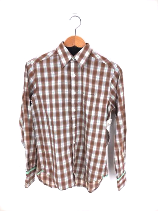 BEAMS(ビームス) シャドーチェック柄長袖シャツ メンズ JPN：S JPN：S