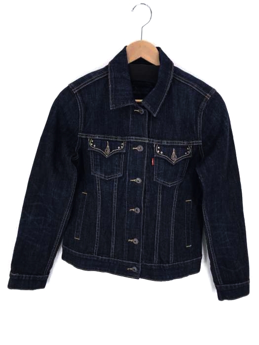 Levis(リーバイス) スタッズ付きデニムジャケット レディース JPN：M JPN：M