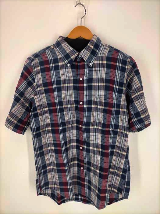 THE BAGGY(バギー) チェック柄半袖ボタンダウンシャツ メンズ JPN：M JPN：M