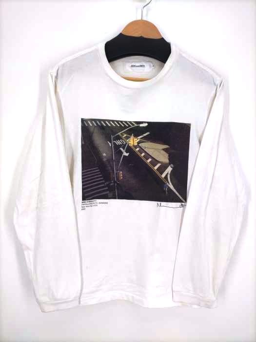 JOHN MASON SMITH(ジョンメイソンスミス) PAPPALARDO NYC SHADOWS. L/S 長袖プリントTシャツ メンズ  S