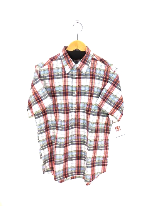 THE BAGGY(バギー) チェック柄半袖ボタンダウンシャツ メンズ JPN：M JPN：M