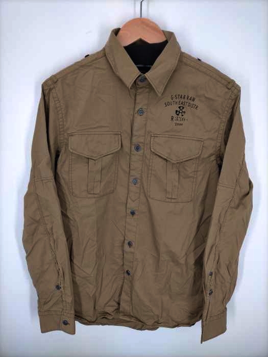 G-STAR RAW(ジースターロー) NEW ATHAN SHIRT L/S メンズ JPN:M JPN:M