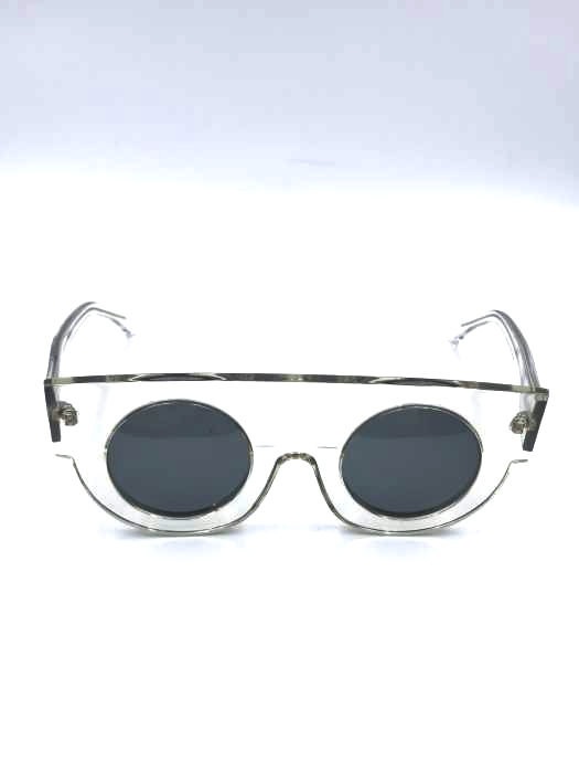 SLOW and Steady Wins the Race(スロウアンドスタディウィンズザレイス) Basic Circle Sunglasses クリアフレーム メンズ ファッション雑貨 眼鏡・サングラス