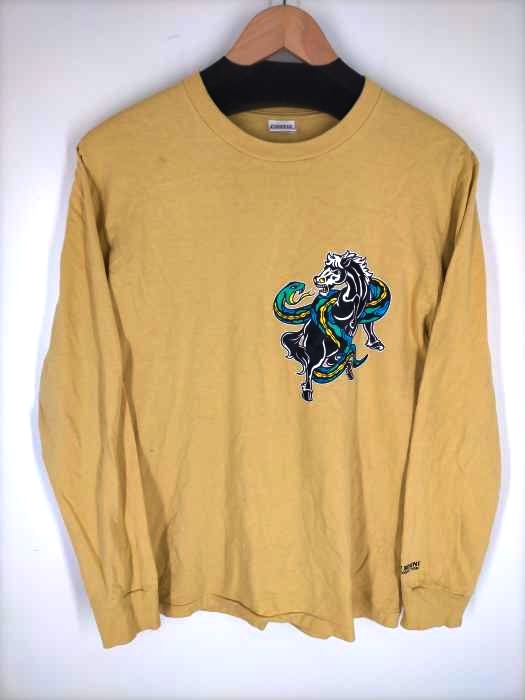 COOTIE(クーティー) バックプリント長袖Tシャツ ロンT メンズ JPN：M JPN：M