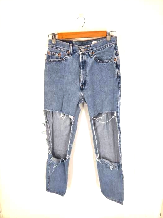 Levis（リーバイス） 512SLIM FIT TAPERED LEG リメイクハードクラッシュデニム レディース パンツ デニム