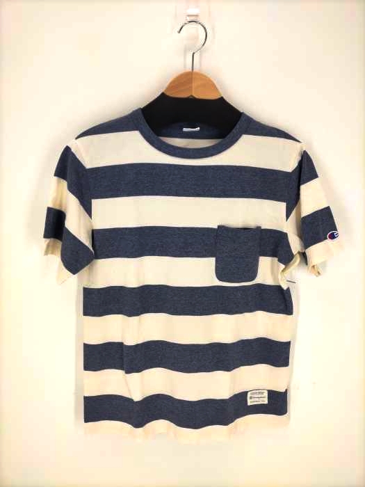 Champion（チャンピオン） 胸ポケットボーダーTシャツ メンズ トップス Tシャツ・カットソー