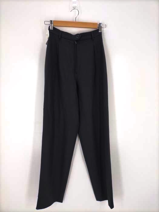MAXMARA（マックスマーラ） 白タグ ギャバジンウール 1タックスラックスパンツ レディース パンツ スラックス