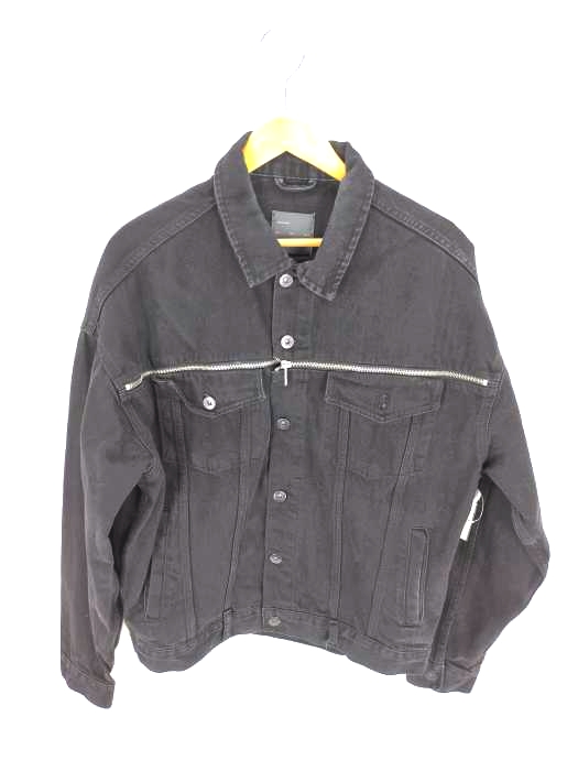 ZARA MAN(ザラマン) フロントジップデザイン デニムジャケット メンズ import:M import:M