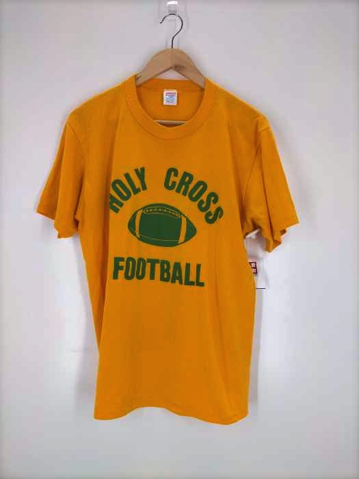 JERZEES(ジャージーズ) 90S USA製 HOLY CROSS FOOTBALL フットボールTシャツ メンズ import：L import：L