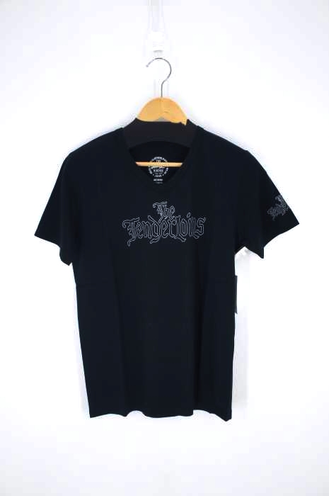 TENDERLOIN(テンダーロイン) THE BLACK SENSE FESTIBAL VネックTシャツ メンズ JPN：M JPN：M