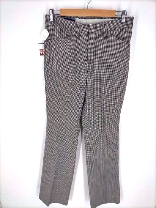 Wrangler(ラングラー) USA製scovillジップ千鳥格子柄ストレートスラックス メンズ 32×34