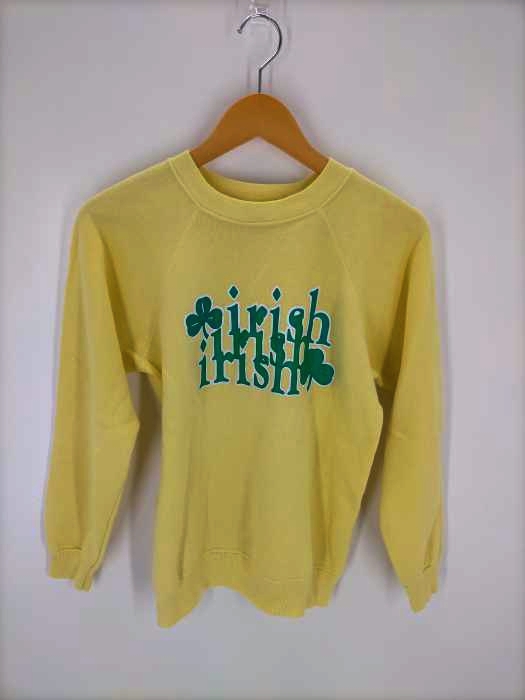 Hanes(ヘインズ) 80S 青タグ  irishプリントスウェット メンズ import：S import：S
