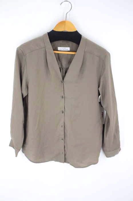UNITED ARROWS green label relaxing（ユナイテッドアローズグリーンレーベルリラクシング） ノーカラー トロミ ブラウス レディース トップス シャツ・ブラウス