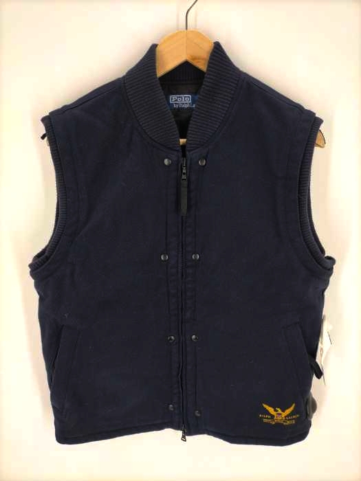 Polo by RALPH LAUREN(ポロバイラルフローレン) ロゴ刺繍 ダウンベスト メンズ JPN：M JPN：M