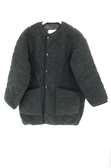 Barbour(バブアー) ボア キルティング ノーカラーコート レディース  10