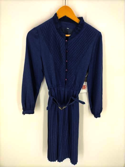 USED古着（ユーズドフルギ） OLD フリル装飾 花柄プリーツワンピース レディース ワンピース その他ワンピース