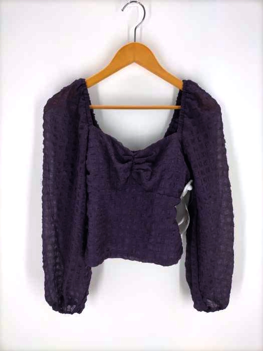 マウジー moussy SHEER PUFF SLEEVE L／S ブラウス レディース FREE FREE