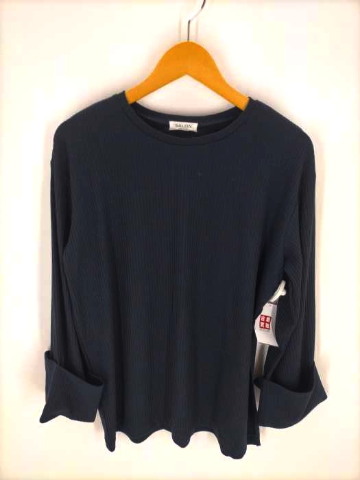 SALON adam et rope(サロンアダムエロペ) 19AW 袖デザインクルーネックニット レディース FREE FREE