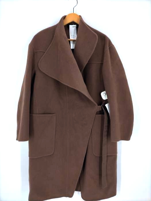 +J（プラスジェイ） 21AW カシミヤブレンド ノーカラーコート レディース アウター コート