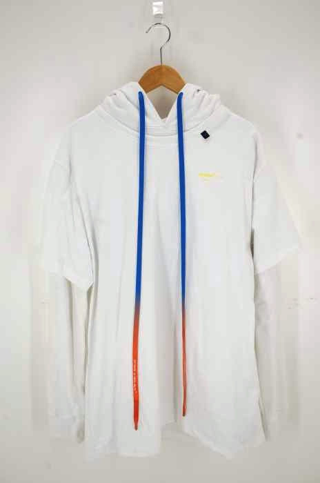 OFF-WHITE（オフホワイト） ARROWS DOUBLE TEE HOODIE メンズ トップス パーカー