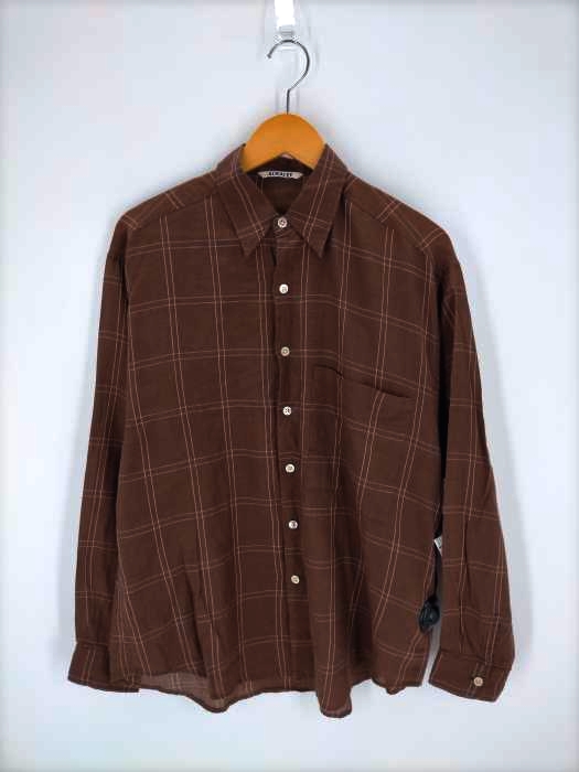 AURALEE(オーラリー) UPER LIGHT CHECK BIG SHIRTS メンズ JPN：4 JPN：4