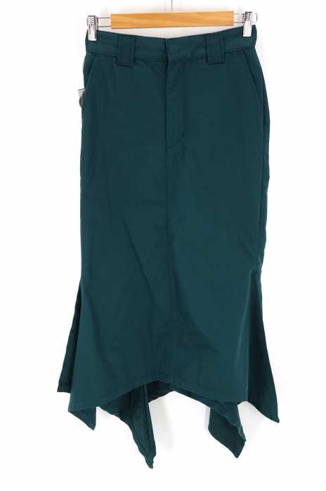 GVGV（ジーブイジーブイ） HANDKERCHIEF HEM CHINO SKIRT レディース スカート フレア