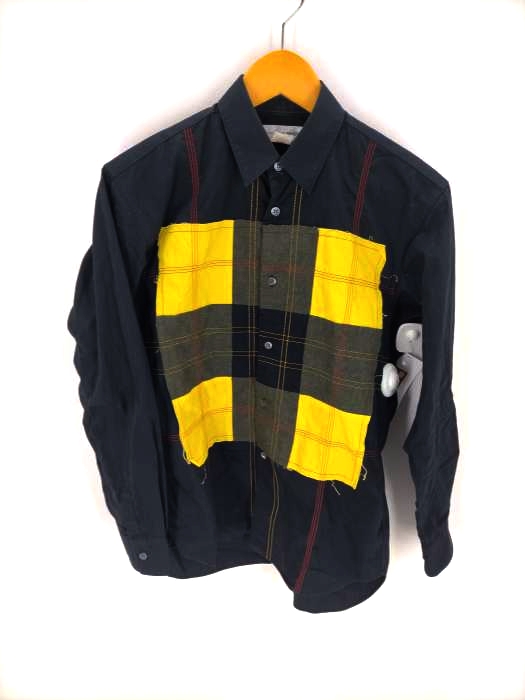 COMME des GARCONS SHIRT(コムデギャルソンシャツ) パッチワークステッチシャツ メンズ import：XS import：XS