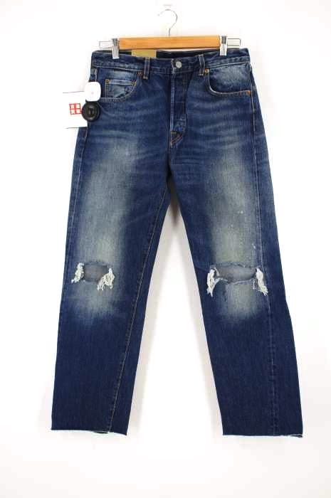 Levis VintageClothing(リーバイスヴィンテージクロージング) 501XX 1966モデル カットオフデニムパンツ BIGE メンズ 30inch 30inch
