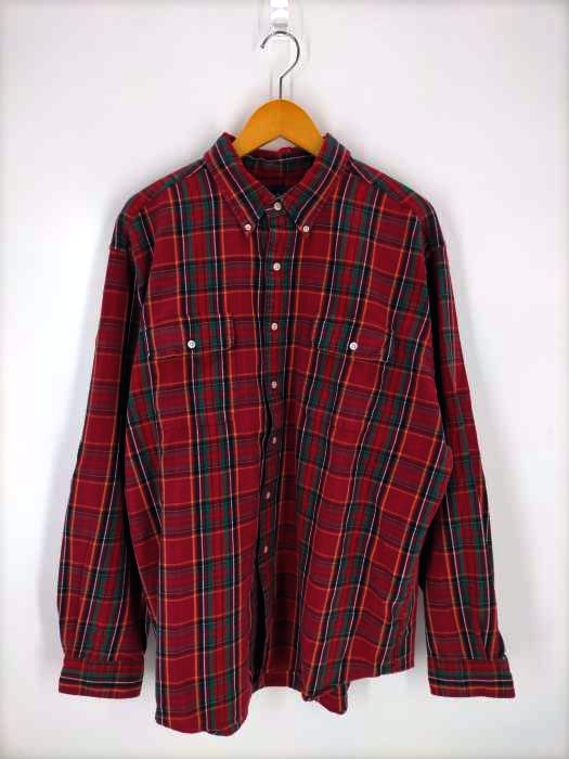 RALPH LAUREN（ラルフローレン） 90S RL WORKSHIRT ボタンダウンチェックシャツ メンズ トップス カジュアルシャツ