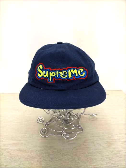 Supreme(シュプリーム) Gonz Logo 6Panel ロゴ刺繍6パネルキャップ メンズ 表記無 表記無