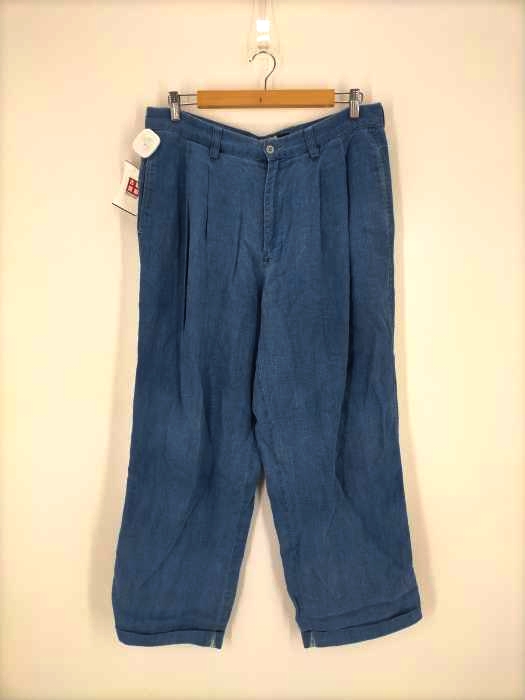 Gap(ギャップ) OLD リネン2タックワイドイージーパンツ メンズ 33inch 33inch