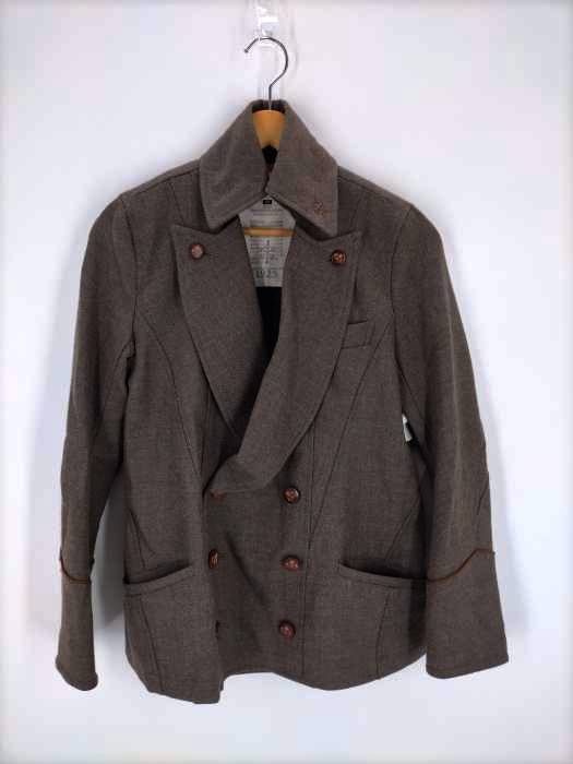 The Dress&Co. HIDEAKI SAKAGUCHI(ザドレスアンドコーヒデアキサカグチ) ヘリンボーンツイード ダブルジャケット レディース JPN：38 JPN：38
